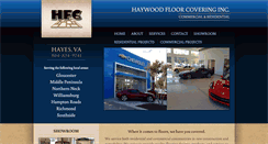 Desktop Screenshot of haywoodfloorcovering.com